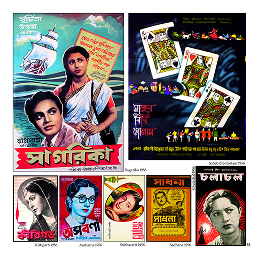 bengali film posters from 50s